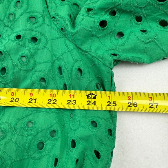 R.N Studio By Ronni Women's Pullover Lined Green Eyelet Dress Size 2X NWT $99.00 - Picture 11 of 13